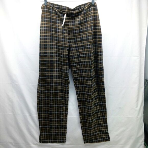 J. Jill Ponte Slim Leg Black Multi Plaid Pull Up Pants. Rayon/ Viscose 4X. NEW.. - Picture 3 of 14